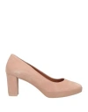 Geox Woman Pumps Blush Size 7.5 Leather In Pink