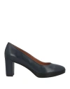 Geox Woman Pumps Midnight Blue Size 8 Leather In Blue