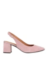 Geox Woman Pumps Pastel Pink Size 6.5 Soft Leather In Pink