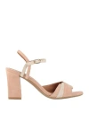 Geox Woman Sandals Antique Rose Size 8 Leather In Pink