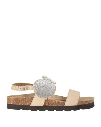 Geox Woman Sandals Beige Size 7 Soft Leather