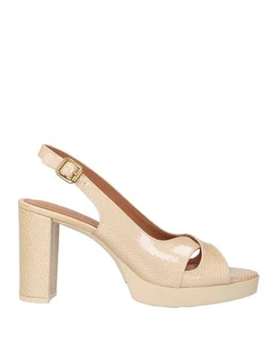 Geox Woman Sandals Off White Size 8 Leather