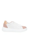 Geox Woman Sneakers Antique Rose Size 8 Textile Fibers In Pink