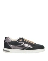 Geox Woman Sneakers Black Size 8 Leather In Black