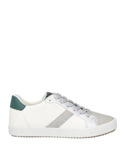 Geox Woman Sneakers Light Grey Size 8 Textile Fibers