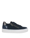 Geox Woman Sneakers Midnight Blue Size 8 Textile Fibers