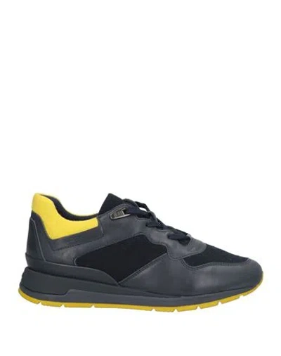 Geox Woman Sneakers Navy Size 7 Leather
