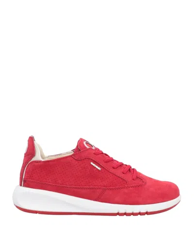 Geox Sneakers In Red