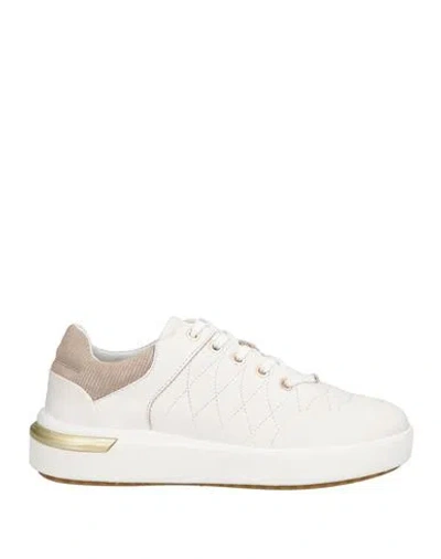 Geox Woman Sneakers White Size 8 Leather