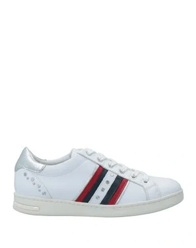 Geox Woman Sneakers White Size 5 Soft Leather