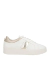 Geox Woman Sneakers White Size 8 Textile Fibers