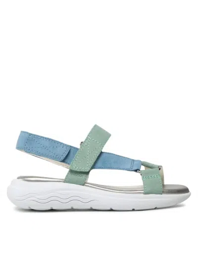Geox Women's Spherica Sandals In Aqua In Multi