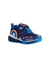 Geox X Marvel Bayonyc Junior Panelled Sneakers In Blue