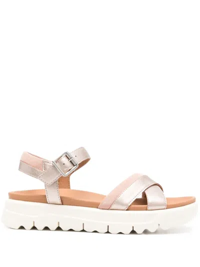 Geox Xand 2.1 Buckled Cross-strap Sandals