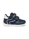 Geox Zapito Double-strap Sneakers In Animal Print