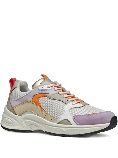 Geox Zarvia Chunky Sneakers In White