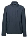 Geox Zip-fastening Button-detail Jacket In Blue