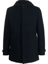 Geox Zip-up Hooded Jacket In Blue