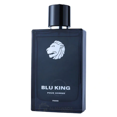 Geparlys Men's Blu King Edp 3.4 oz Fragrances 3700134410283 In Amber / Pink