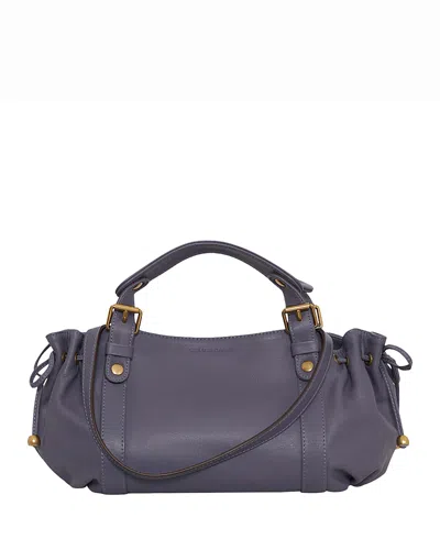 Gerard Darel 12h Leather Handbag In Purple