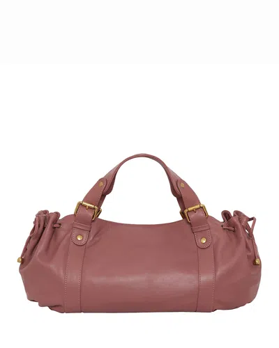 Gerard Darel 24h Leather Handbag In Brown