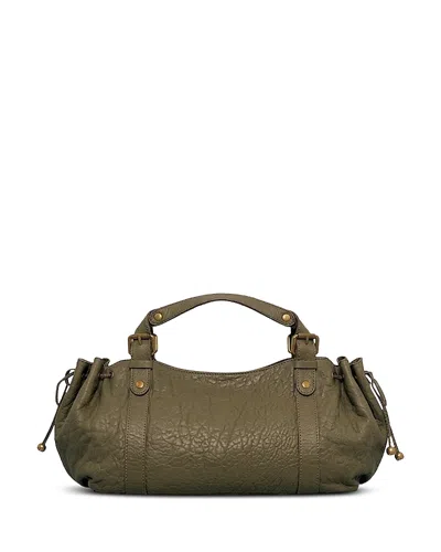 Gerard Darel 24h Leather Handbag In Green