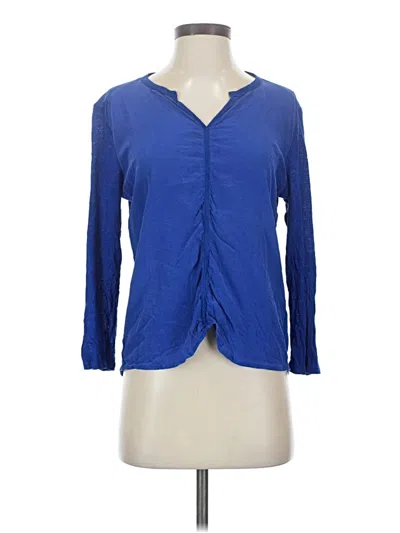 Pre-owned Gerard Darel 3/4 Sleeve Blouse In Blue