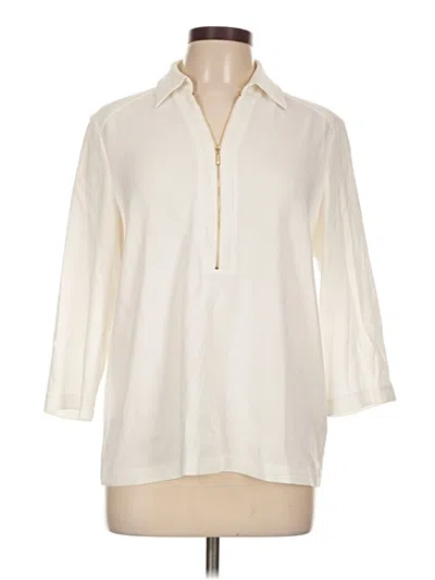 Pre-owned Gerard Darel 3/4 Sleeve Blouse In White