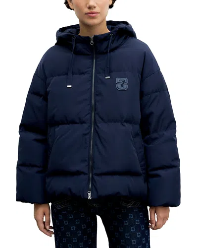Gerard Darel Alie Puffer Coat In Blue