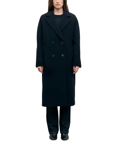 Gerard Darel Aliz Double Breasted Coat In Multi