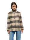 Gerard Darel Ally Printed Button Front Coat In Multi