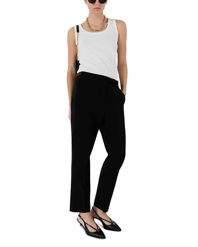 Gerard Darel Alya Straight Ankle Pants In Black