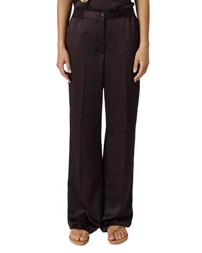 Gerard Darel Amelya Satin Pants In Brown