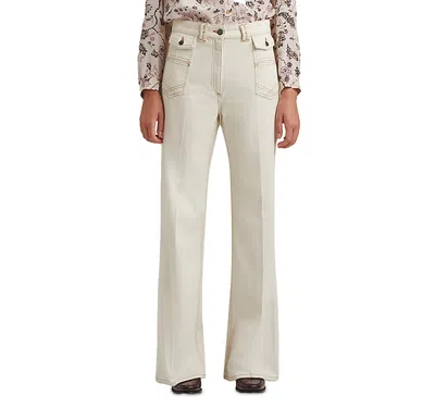 Gerard Darel Ana Flared Jeans In White