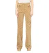 Gerard Darel Anna High Waist Flared Jeans In Sand In Sand