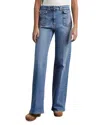 Gerard Darel Blanche High Waist Flared Leg Jeans In Blue In Blue