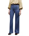 Gerard Darel Anna Wide Leg Jeans In Blue In Blue