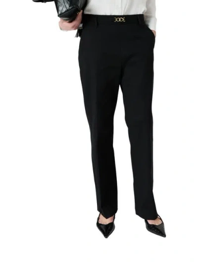 Gerard Darel Athea Straight Leg Pants In Black