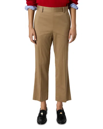 Gerard Darel Athenais Flare Pants In Brown