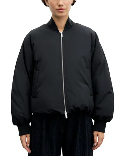 Gerard Darel Aura Zippered Jacket In Black