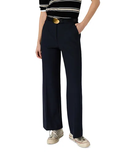 Gerard Darel Avia Straight Pants In Blue