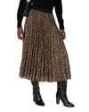 Gerard Darel Babette Midi Skirt In Brown