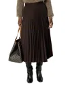 Gerard Darel Bahira Midi Skirt In Brown