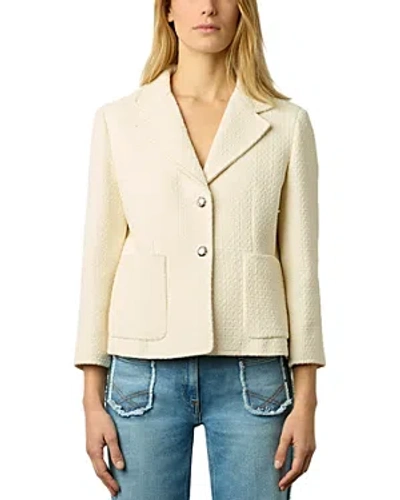 Gerard Darel Bailee Jacket In Ecru