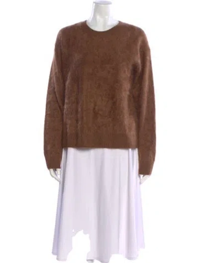 Pre-owned Gerard Darel Cashmere Scoop Neck Sweater In Brown