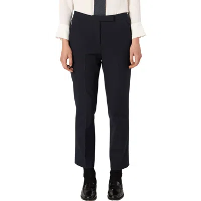 Gerard Darel Celia Straight Suit Pants In Blue