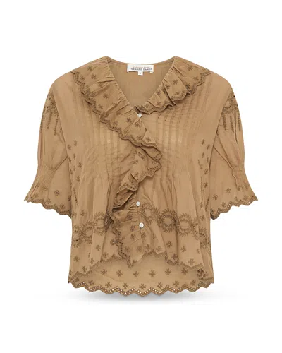 Gerard Darel Ceylia Shirt In Brown