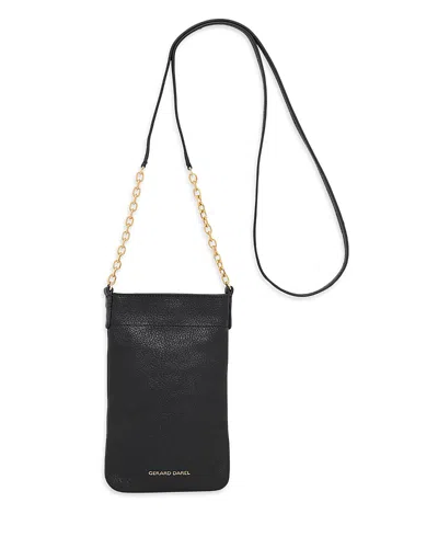 Gerard Darel Charlotte Phone Crossbody In Black