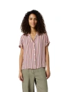 Gerard Darel Cindya Striped Shirt In Pink