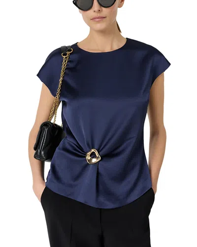 Gerard Darel Claudie Brooch Top In Multi